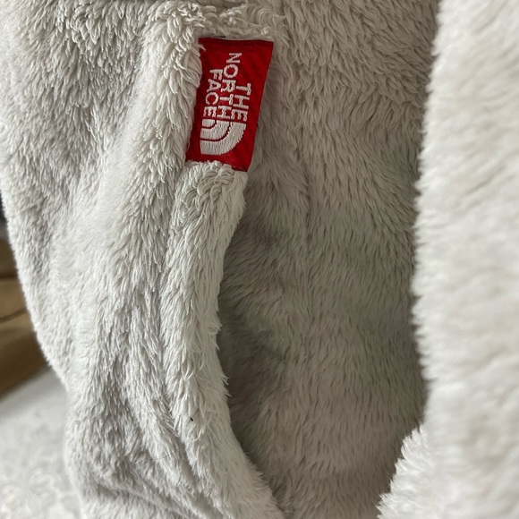 The North Face White Fleece Deep Pile Sherpa 1/4 Zip Pullover Women’s Size XS/tp - Picture 2 of 9